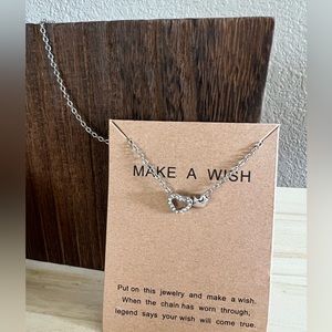 Make a Wish silver necklace